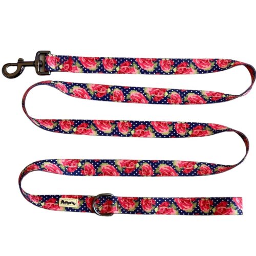 Pawsome - English Rose Dog Leash - Longer length for Freedom (2mt)