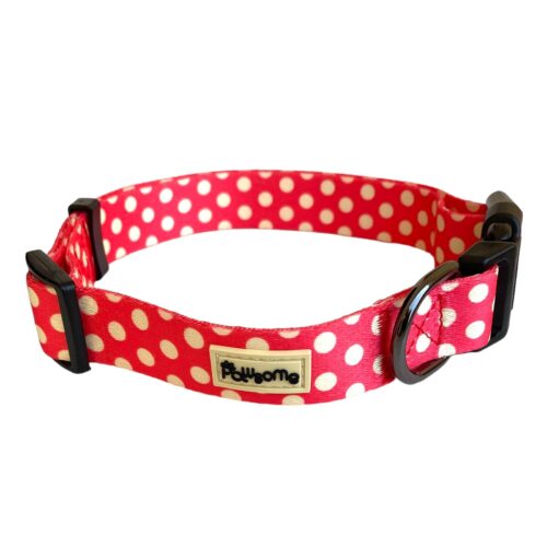 Laura Polka Dog Collar