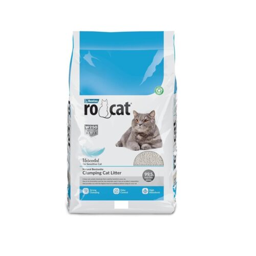 RoCat Turkish white bentonite clumping cat litter 20ltr